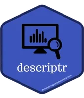 descriptr hex sticker